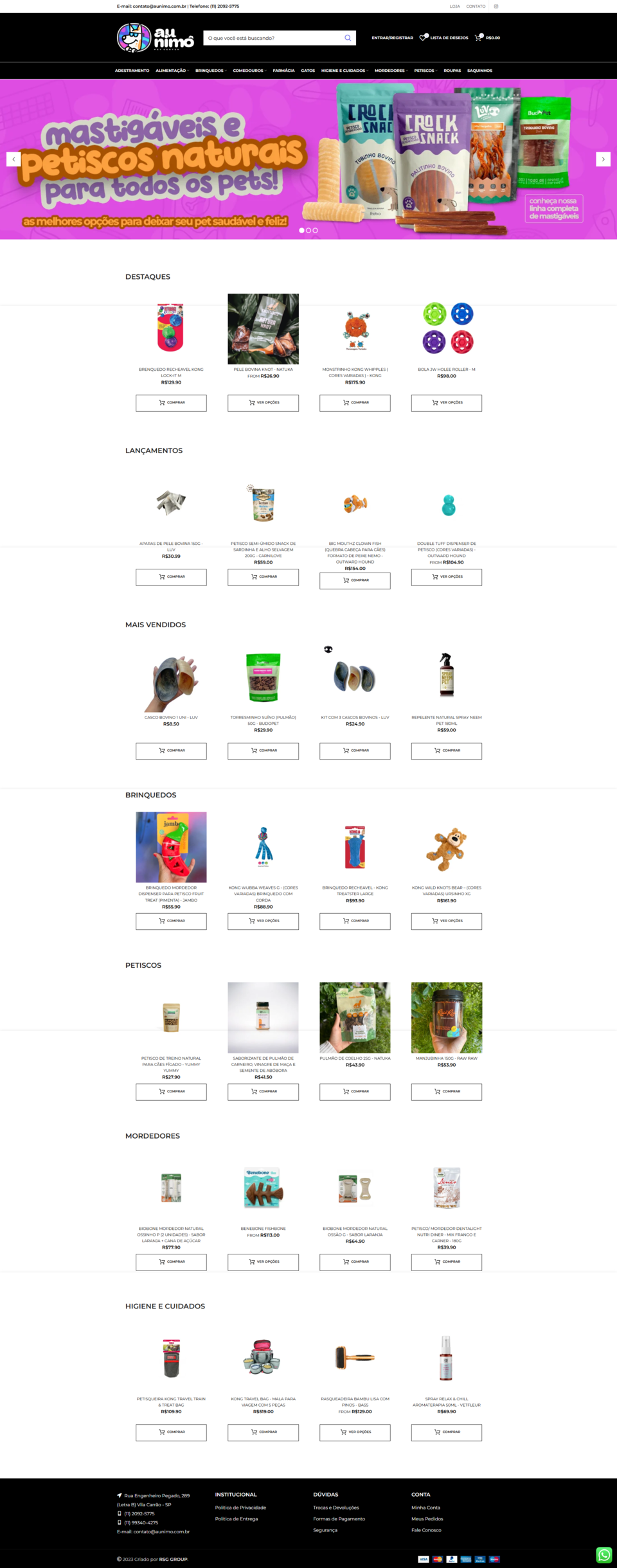Website Aunimo