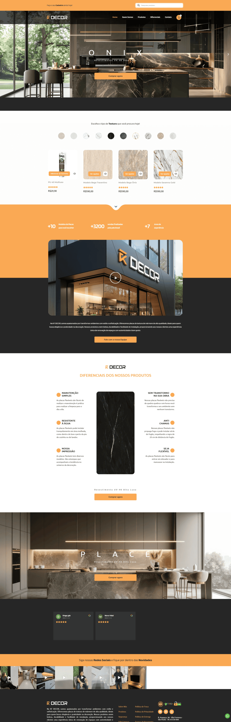 Website KF Decor