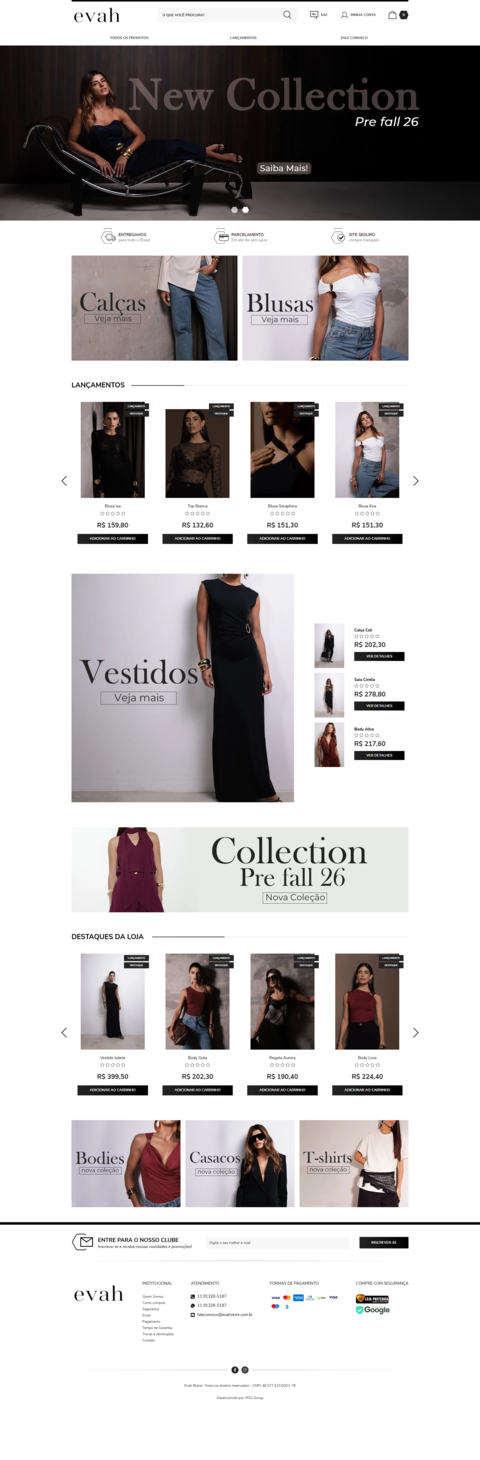 Website Evah Store