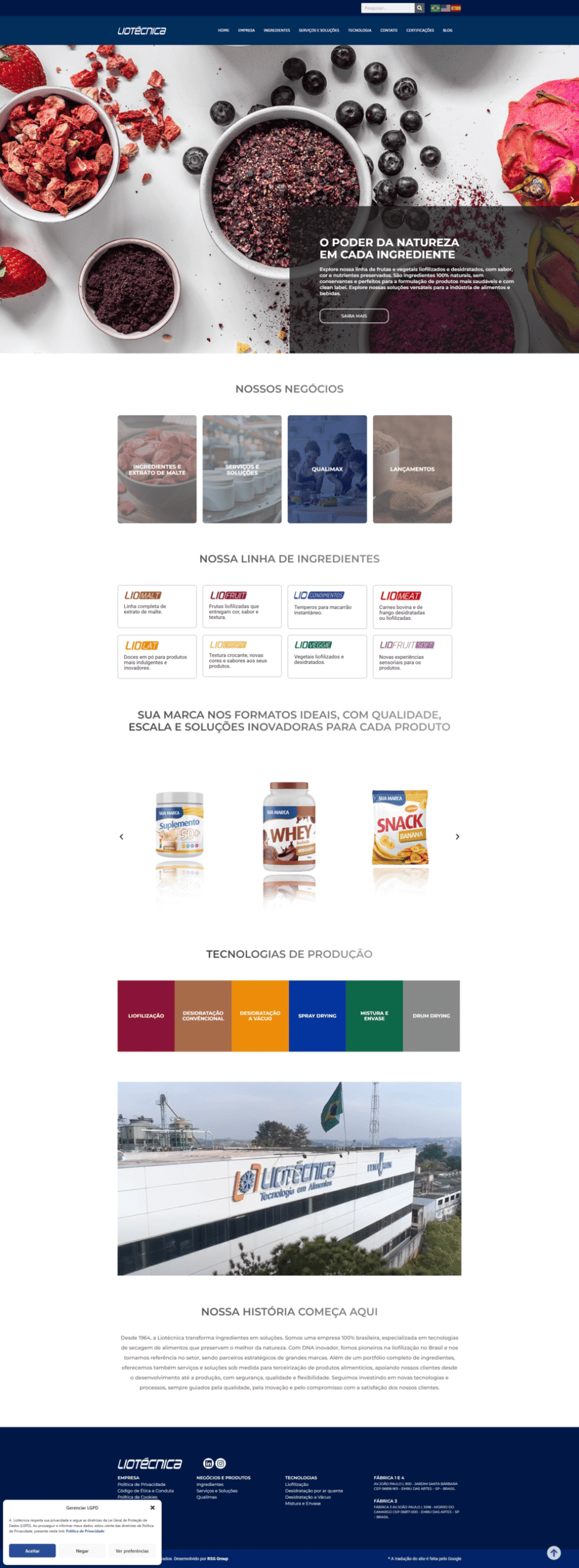 Website Liotécnica